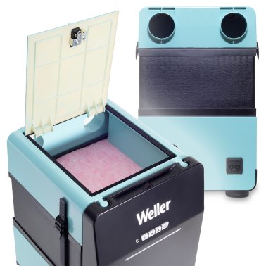 Weller Unità Aspirafumi Doppia ZeroSmog Guard 2 | Per Due Utenti | 230 V | Certificato HEPA H13